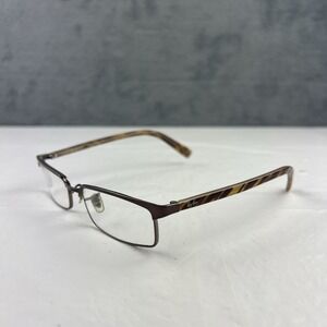 Ray Ban RB 8633 1020 Titanium Brown Rectangle Eyeglasses 54-17-140 FRAMES ONLY